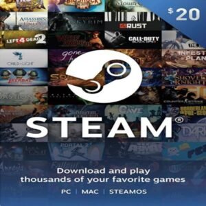 Steam Wallet Card 20$