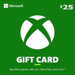 Xbox Card 25$