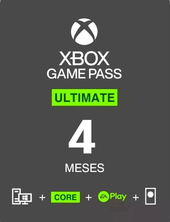 Xbox Game Pass Ultimate 4 Meses